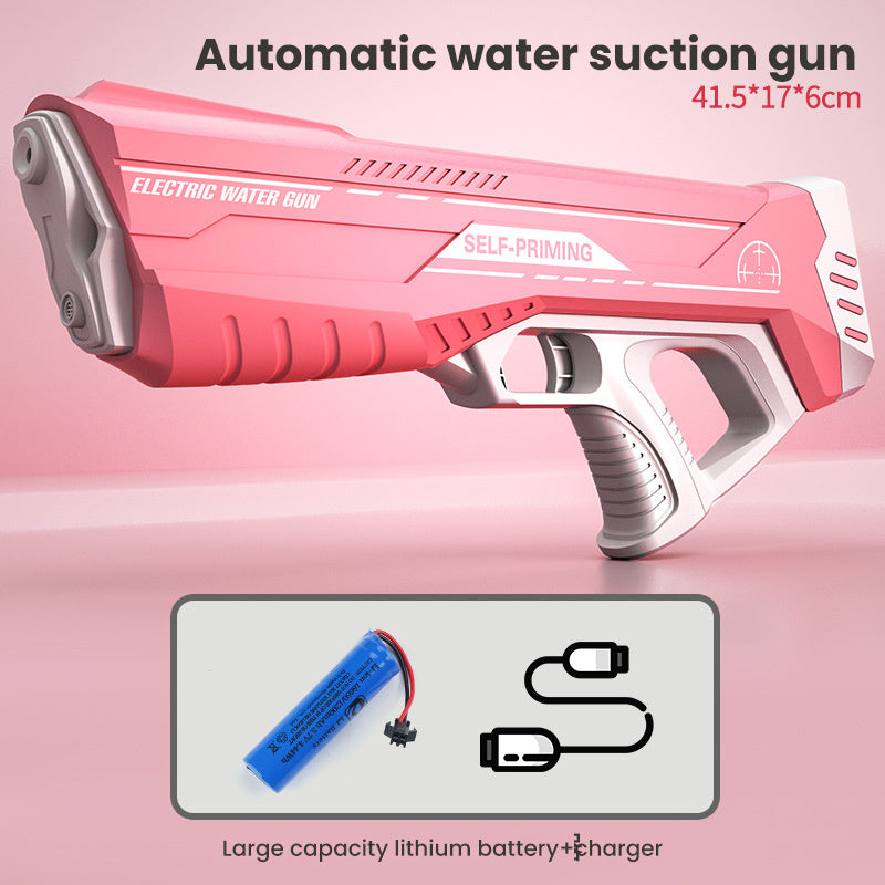 Electric Water Gun Automatic Spraying Toy High-pressure And Ultra Far - LJ Enterprise